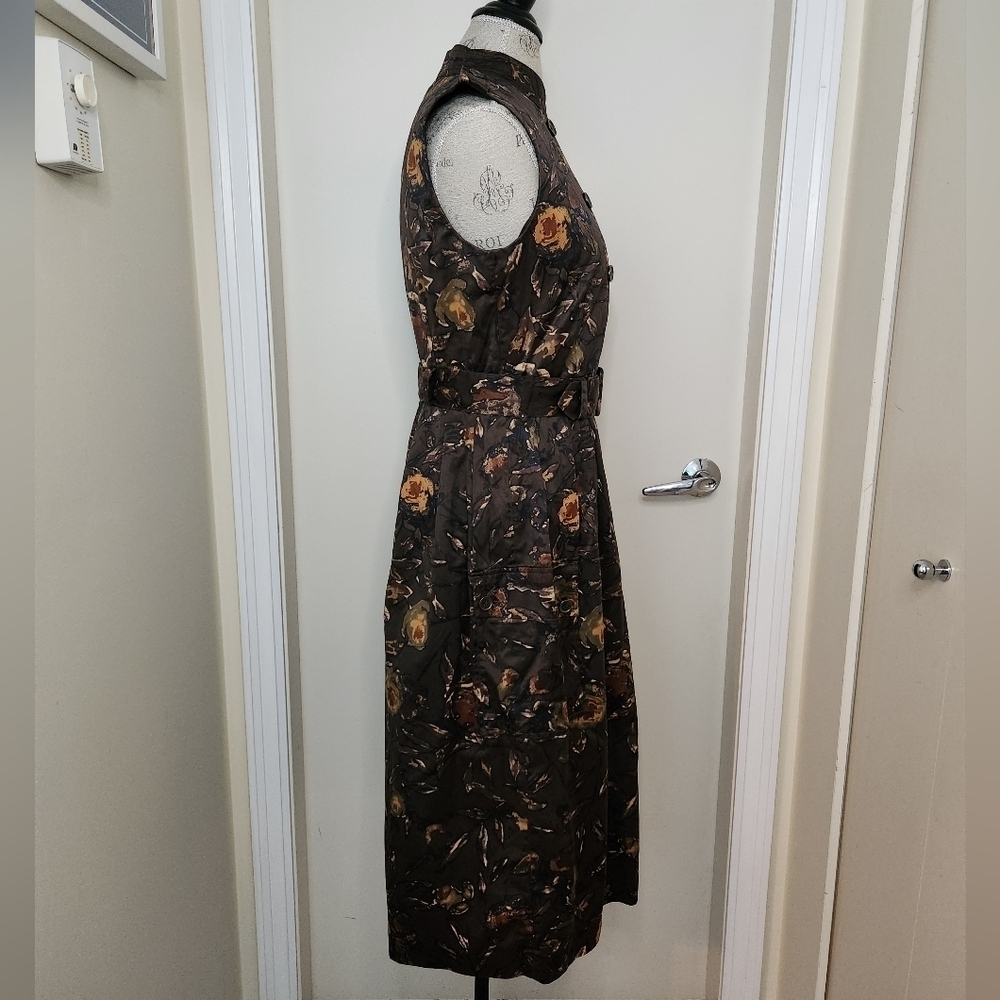 Vintage LL Bean belted midi dress - Picture 3 of 15